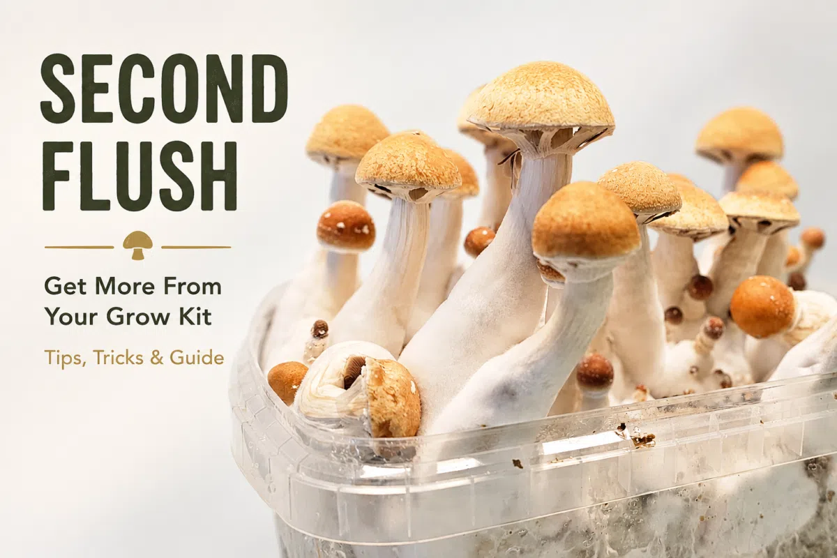 Wie viele Ernten kann man mit einem Pilz-Growkit erzielen? Zweites Ernte-Set für Zauberpilze