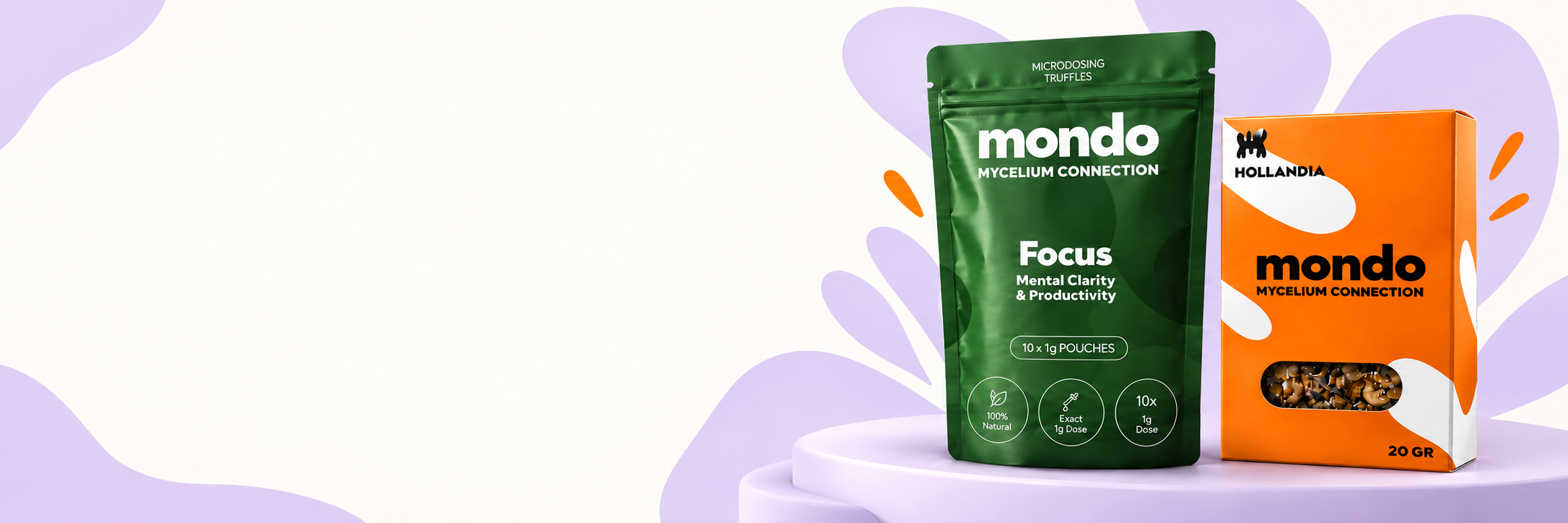 Home Mondo focus microdosing pouch and hollandia magic truffles